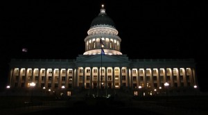 The Capitol at night